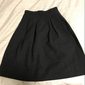 H&M Black Midi Skirt